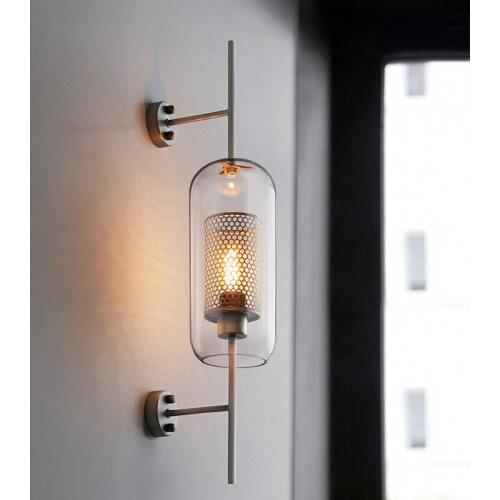 Modern Glass Wall Lamps Fixture Luminaire Sconce Lighting Bedside Living Room Home Decoration Aisel Horridor Golden Ball Light