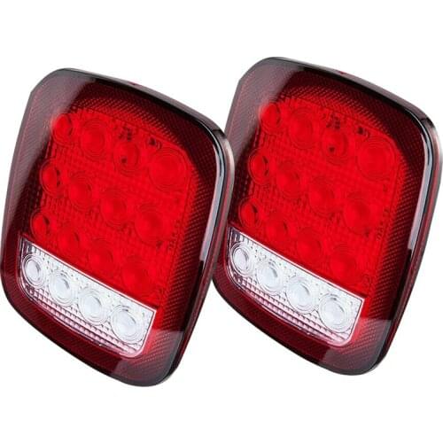 LED Tail Light Rear Light Brake Reverse Turn Signal for Jeep Wrangler TJ CJ YJ