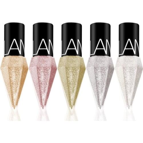 1Pcs Eyeliner Liquid Pen Diamond Shining Eyeliner Waterproof Lasting Quick Dry Smooth Eye Cosmetics Makeup Maquillaje