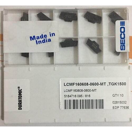 10PCS CARBIDE INSERT LCMF160608-0600-MT TGK1500