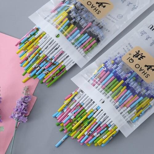 100 pcs/set Printing Erasable Pen Refill Rods Animal Magic Erasable Refill School Office Writing Supplies Kawaii Stationery