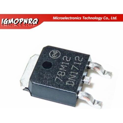 20pcs 78M12 three-terminal voltage regulator circuit SMD TO-252 package regulator IC new original