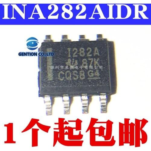 5PCS INA282AIDR INA282AID INA282 screen printing: I282A in stock 100% new and original