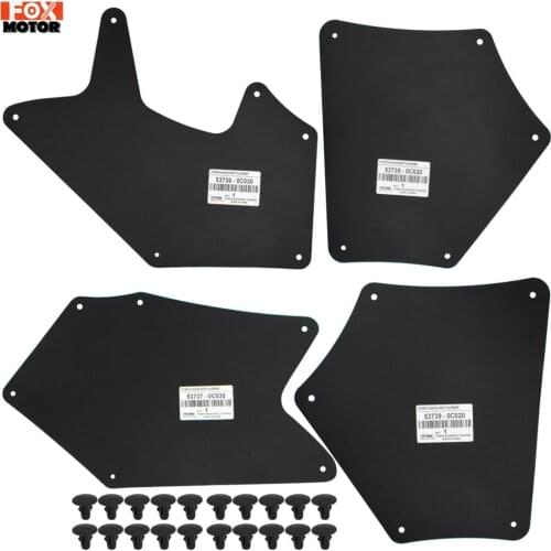 Mud Flaps Splash Guards Mudflap Mudguards Fender Liners Shield Apron Seal53737-0C030 537360C030 For Toyota Tundra Sequoia 07-20