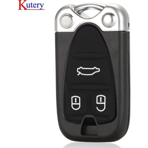 Kutery Key Shell Replacement for Alfa Romeo 159 156 Giulietta Brera Spider GT Remote Smart Key Card 3 Button spi22 Blade