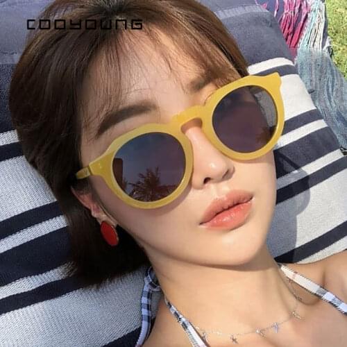 COOYOUNG Women's Sunglasses Round