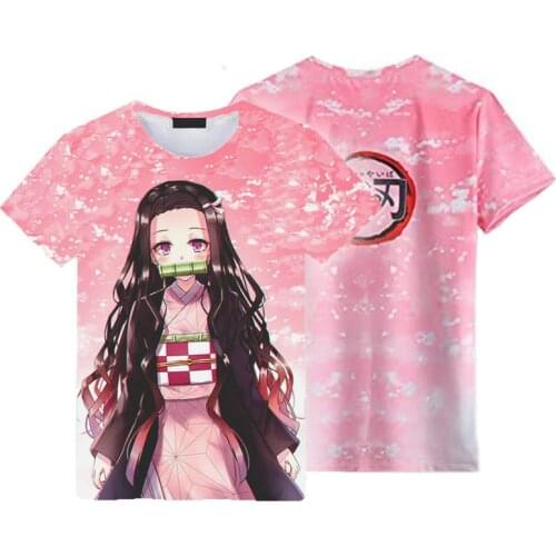 Anime Women T-shirts 3D Print Graphic t shirt Tops Summer Kawaii T-shirt for Girls cartoon cute T-shirt female Girlfriend Gift