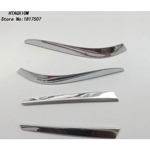 Chrome Tail Light Covers Trim for Suzuki SX4 S-Cross 2014 2015 2016 2017 2018 Car Styling Rear Lamp Cover Accessories