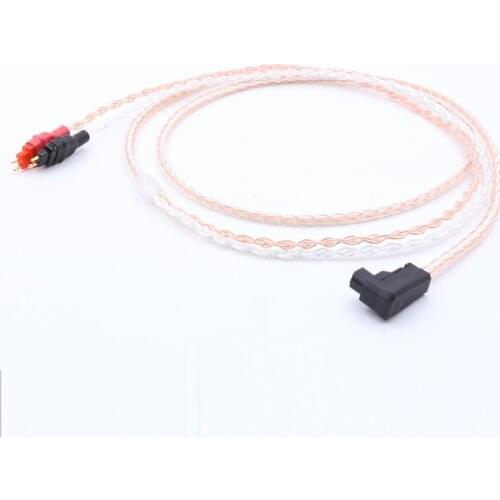1.2M Free shipping RSA/ALO Silver Plated 5N OFC Cable For HD580, HD600, HD650 Headphone Upgraded cable