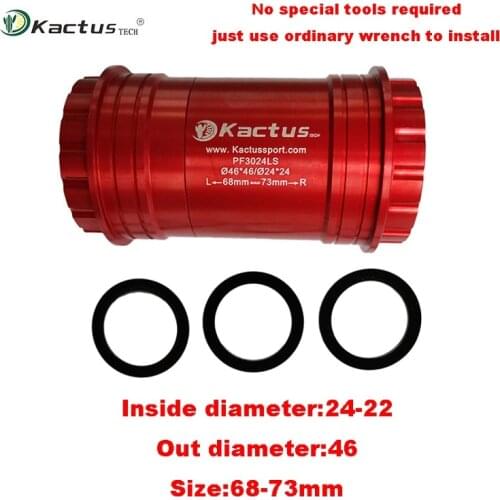 KACTUS PF3024(22)LS CERAMIC Press Fit Bottom Bracket 68-73mm BB for Shimano SRAM GXP Rotor 3D24 Aldhu24 24mm Crankset Chainset