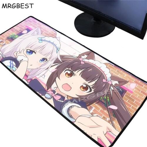 MRGBEST High School Cute Girl Anime Mouse Pad Large Lockedge Computer Game Padmouse Quality Player To Mousemat Csgo Xl