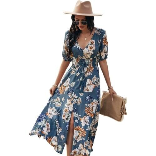 Meethope Summer Dresses With Print