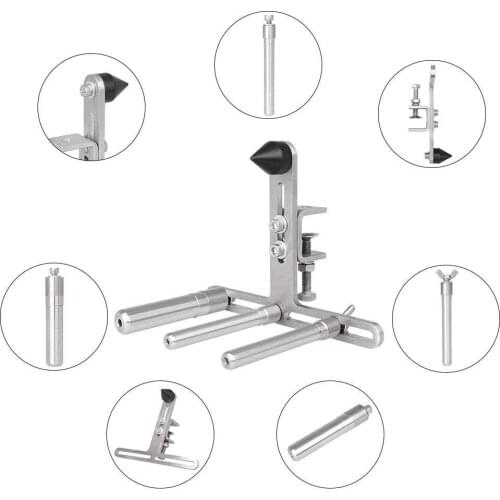 Multifunction Steel Trumpet Trombone Tuning Tube Polishing Bracket Support Frame Music Equipment Accessories Attachment