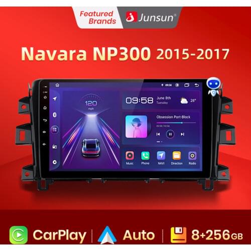 Junsun V1 Android 10.0 2G + 32G DSP Car Radio Multimedia Video Player For Nissan Navara NP300 2015-2017 GPS 2din autoradio