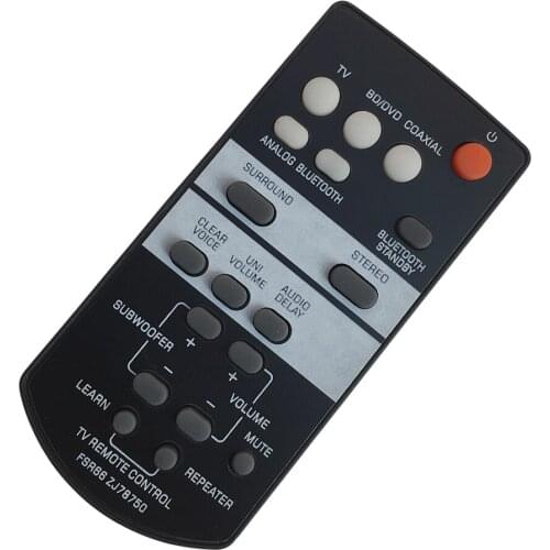 New Remote Control FSR66 ZJ78750 Replace For YAMAHA Soundbar FSR66 YAS-103 ATS-1030 Sound Bar