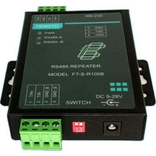 Industrial-grade RS485 repeater optical isolation serial port signal amplifier extension