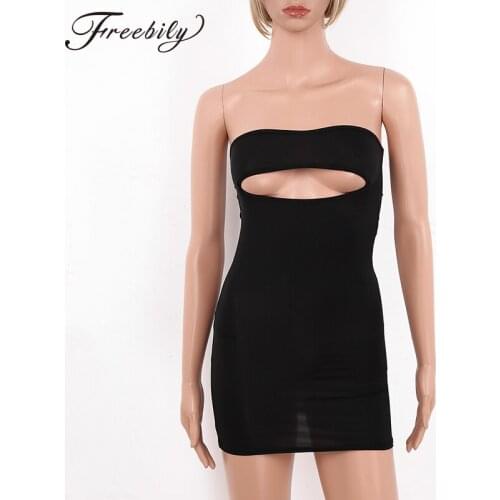 Sexy Women Ice Silk Shiny Hollow Tight Pencil Cute Dress mooth See Through Micro Mini Dress Transparent Bandage Dress Stage Wear
