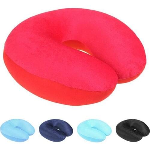 U-Shape Neck Pillow Car Airplane Travel Pillows kissen Foam Beads Memory Body Pillow Cute Body/Neck/Sleep Pillow