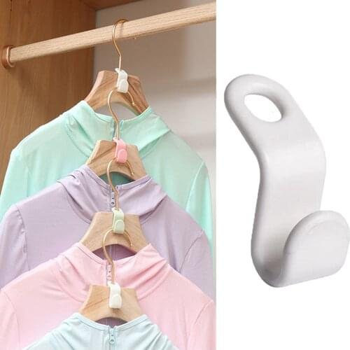 Connect Hooks for Hanger Wardrobe Closet Connect Hooks Rails Storage Organzier Clothes Hanger Linking Hooks closet organizer
