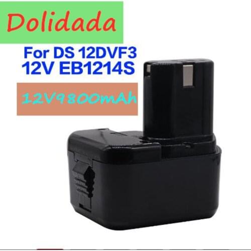 High Quality 8800mAh 12V 4.8Ah Battery for Hitachi EB1214S 12V EB1220BL EB1212S WR12DMR CD4D DH15DV C5D , DS 12DVF3 1 order