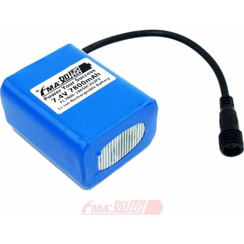 Protected NCR18650 7.4V 9300mAh Japan Li-ion battery for Heating clothes Magicshine Bike Light LED Flashlight Headlight 2S3P