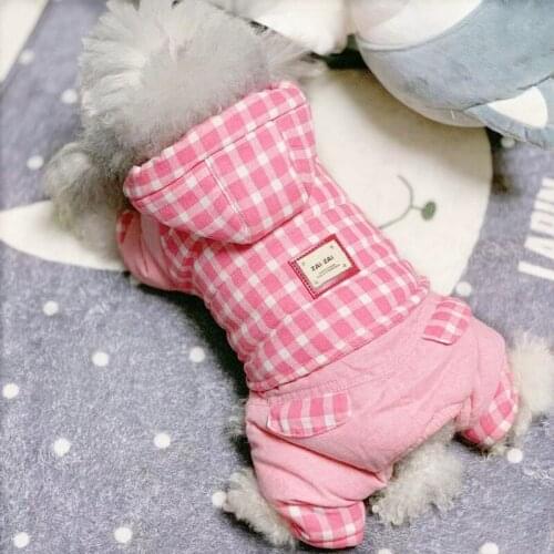 Winter Dog Outfit Jumpsuit Small Dog Clothes Puppy Coat Jacket Yorkshire Poodle Bichon Pomeranian Schnauzer Dog Costume Clothing