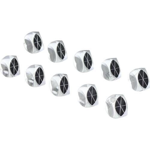 10PCS 1inch Corner Cube Prism, 25.4mm Trihedral Retroreflector, 5 arc secs, 10pcs