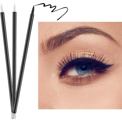 100PCS Eyeliner Brush Disposable Eyeliner Makeup Brush Eyeliner Applicator Eye Make Up Tools Women Girl Beauty Cosmetic