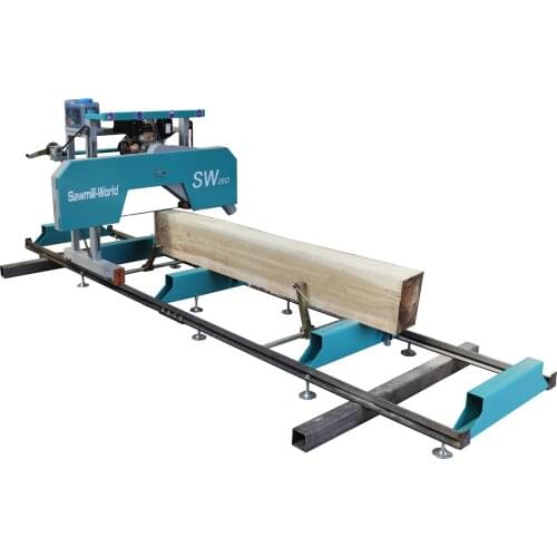 Gasoline Engine Portable Wood Horizontal Saw Machine Band Sawmill For Sale