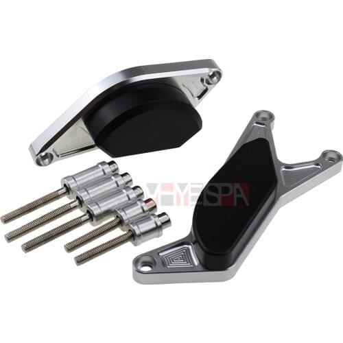 Motorcycle anti-fall protection block for Suzuki GSR400 GSR600 06-11 GSR750 12-14 modified engine side cover anti-fall glue