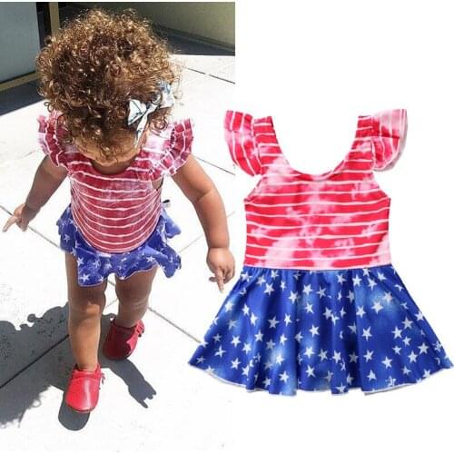 One Piece Swimsuit 2018 New Summer Girls Clothing Toddler Kids Baby Girls Tankini Dress Swimwear Swimsuit Bathing Suit Beachwear