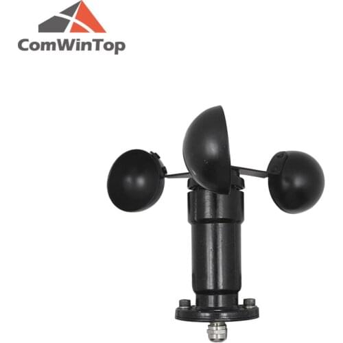 0-60M/S Wind Speed Sensor Environment Signal Output Pulse Type Three Cups Rs485 Wind Speed Sensor Anemometer DC5-30V