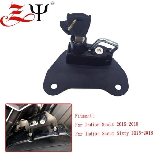For Indian Scout 2015 2016 2017 2018 2019 2020 2021 Scout Sixty 16-21 Motorcycle Anti-thief Helmet Lock With Key