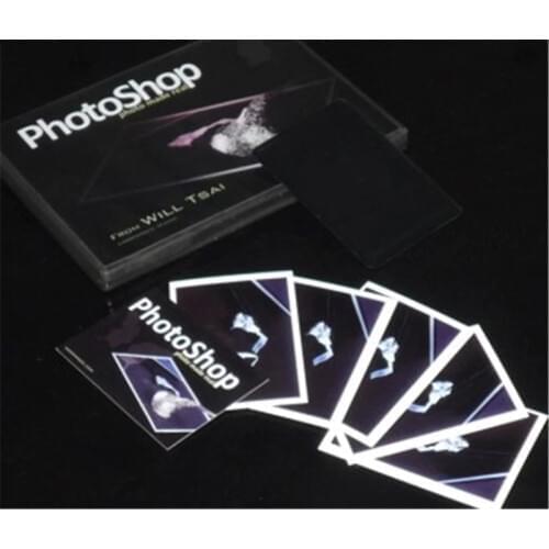 PhotoShop (Props And DVD) By Will Tsai And SansMinds Close Up Street Mentalism Classic Card Magic Tricks Magic Props
