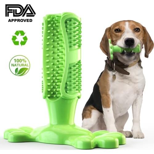 Pet Supplies Wholesale Kong Dog Toy Rubber Puppy Teething Toys Dropshipping Toothbrush for Dogs Puppy Chew Toy Dog Toothbrush