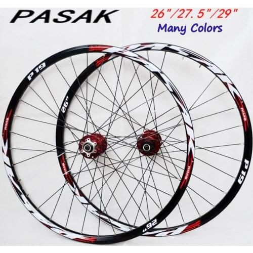 26'' 29" 27.5" 32Holes Disc Brake Mountain Bike Wheels Six Holes Centerlock MTB Bicycle Wheels front 2 rear 4 sealed bearings