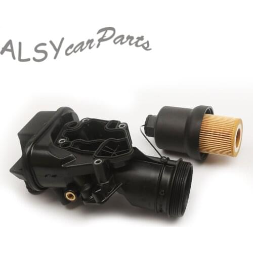 Engine Oil Filter Housing Assembly W/ Filter Element 06F115397H For VW Golf Passat Scirocco Audi A3 A4 A6 S6 Avant TT Skoda 2.0T