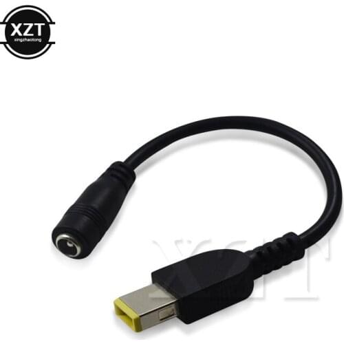 Round Jack to Square Plug And Adapter Pigtail Charger Power Adapter Converter Cable For IBM for Lenovo Thinkpad 7.9*5.5mm