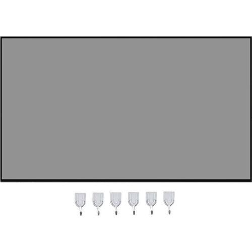 16:9 Metal Anti Light Soft Curtain 60 84 100 120 130 Inches Home Outdoor Office Portable 3D HD Projection Screen Curtains