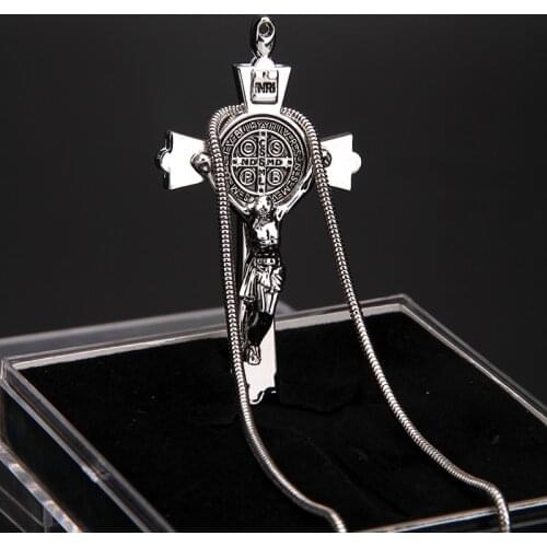 New Stainless Cross Jesus Car Ornaments Christmas Atmosphere Faith In Jesus Christ Taught auto interior decoration accessories
