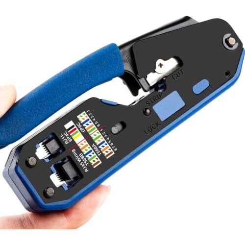 Crimper Network Tools Crimping Cable Stripper Clamp 8P/6P Pliers Multifunctional Crimp Clip Network Cable Stripping Plier Tool