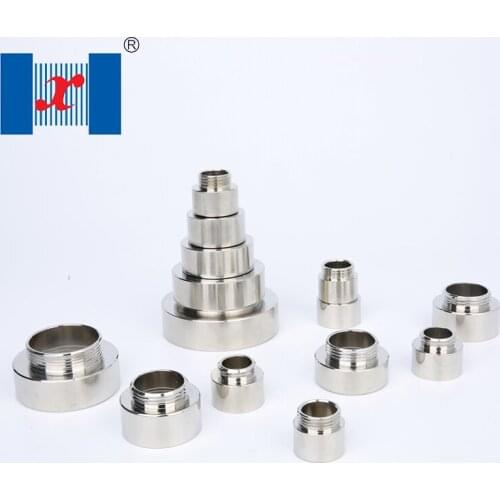 9PCS Round Metric Thread M12 to M16 Metal Brass Thread Enlarge Adaptor For Enclosure Wiring