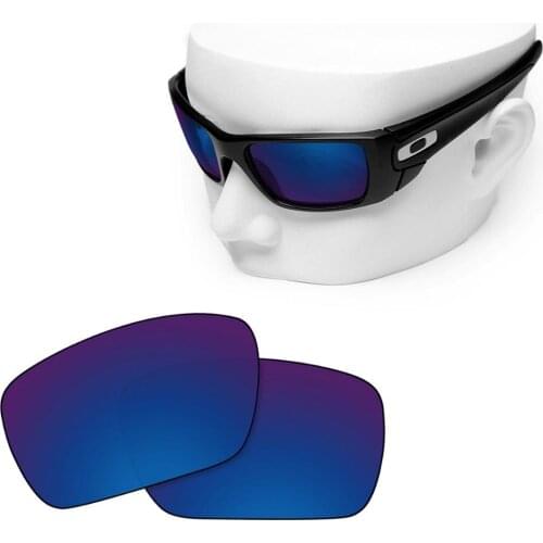 OOWLIT Polarized Replacement Lenses of Deep Water for-Oakley Fuel Cell Sunglasses