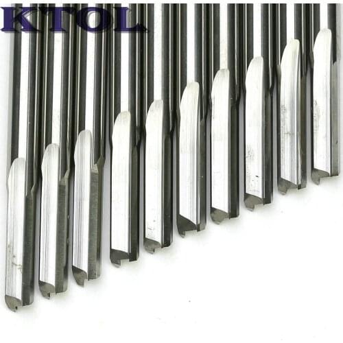 4*12MM 2 Flute Straight End Mill Tungsten Solid Carbide Cutter CNC Woodworking Tools Slot Router Bits for Wood Cutting Machining