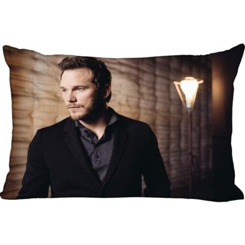 Chris Pratt Rectangle Pillowcase Zipper Wedding Custom Pillow Case 40X60cm,50X75cm(two sides)Pillow Cover #7.20