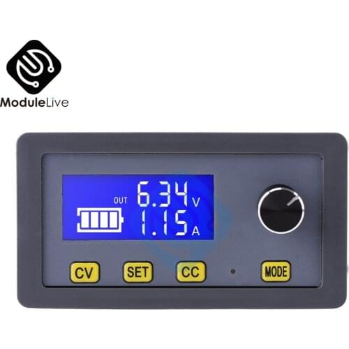 DC-DC 5A Adjustable Step Down Power Supply Buck Module 12V 6V-32V to 0-32V LCD Display CC CV Voltage Regulator Converter LED