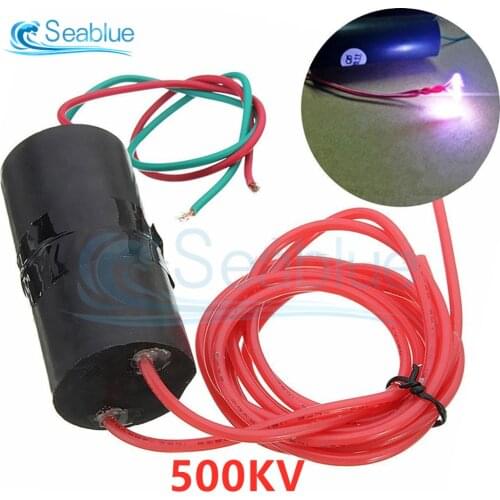 DC 6V-12V to 500KV 500000V Boost Step Up High-Voltage Generator Ignition Coil Pulse Power Module Igniter High Voltage Generator