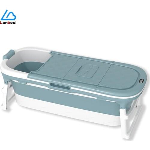 Folding Bath Tub Bath Barrel Household Bath Tub With Thermometer Bath Tub Thickened Bathtub Large Tub