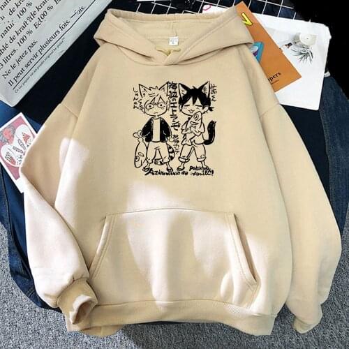 Umibe No Etranger Japan Anime Movie Hoodies Kawaii Manga Hashimoto Shun & Chihana Mino Harajuku Winter Warm Women Sweatshirts 1G