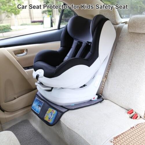 Car Seat Protector Protection Cover Protective Mat for Child Durable Non-slip Fabric&Thickest Padding Anti-slip Silicone Pads